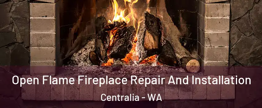  Open Flame Fireplace Repair And Installation Centralia - WA